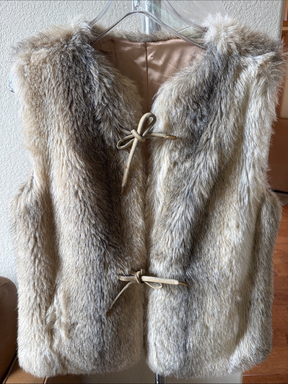 Vintage Cheyenne Faux Fur Vest Size M